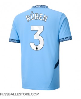Günstige Manchester City Ruben Dias #3 Heimtrikot 2024-25 Kurzarm